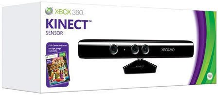 Xbox 360 Kinect mozgásérzékelő szenzor + Kinect Adventures /dobozos/