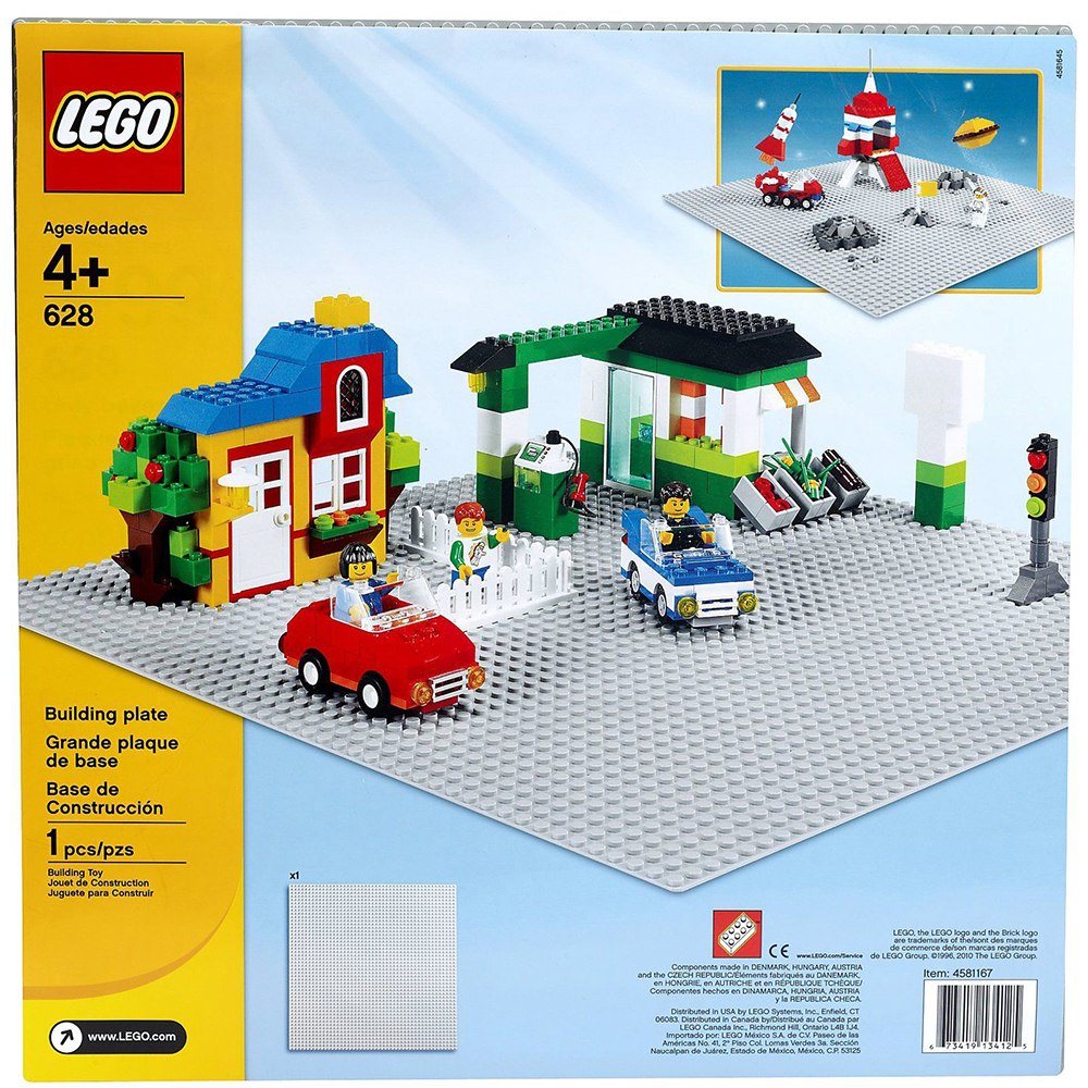 LEGO 628 - Nagy építőlap (48x48 fejes) - X-Large Baseplate Grey