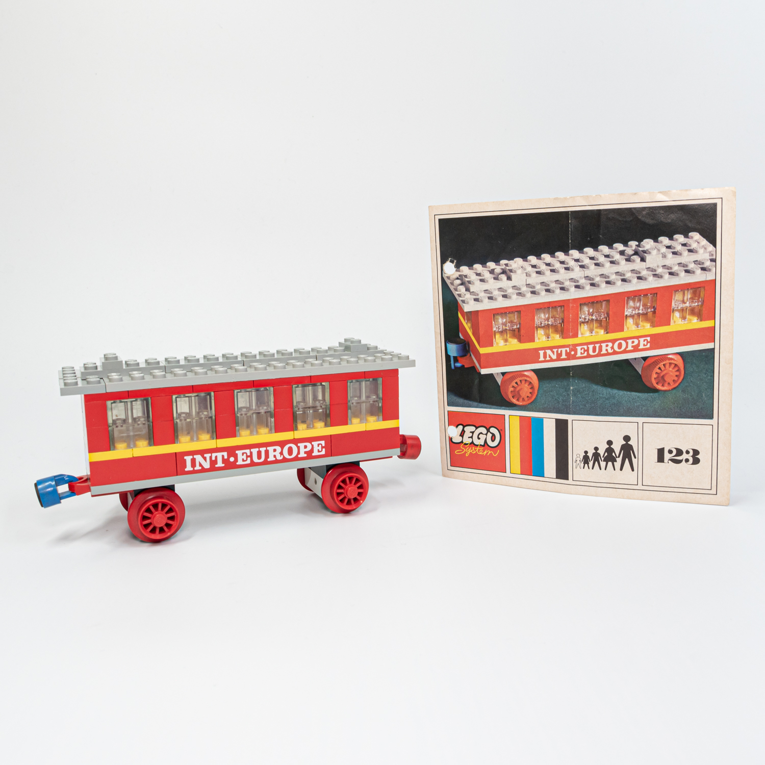 LEGO 123 - Személykocsi - Passenger Coach