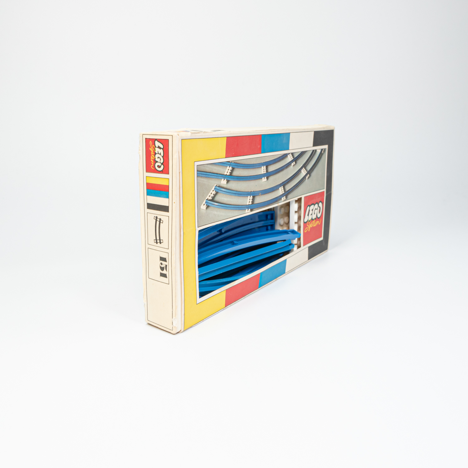 LEGO 151 - Ívelt pálya - Curved Track / doboz nélkül /