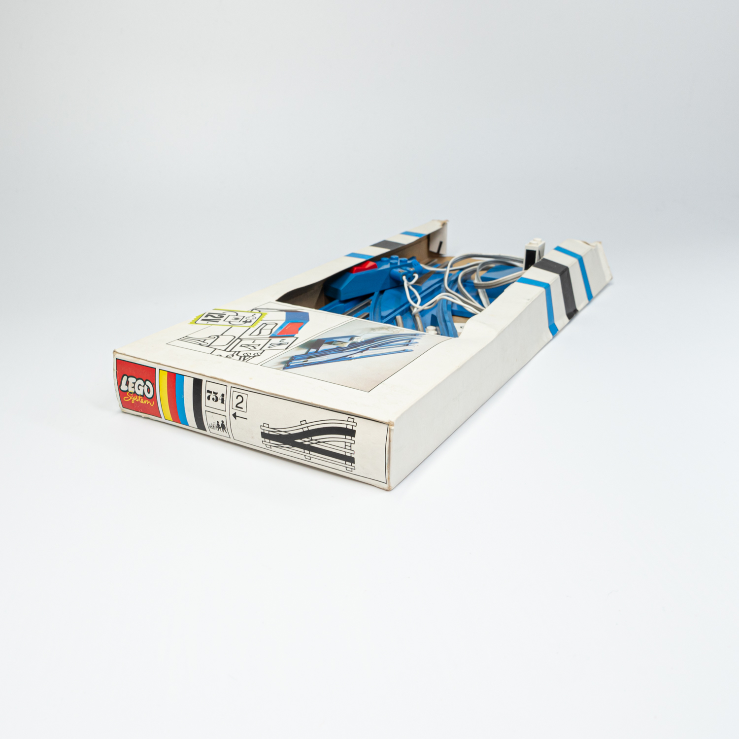 LEGO 754 - Automatikus elektromos kapcsoló (bal) - Automatic Left Electric Switch