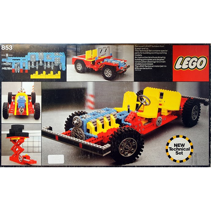 LEGO 853 - Autó alváz - Auto Chassis