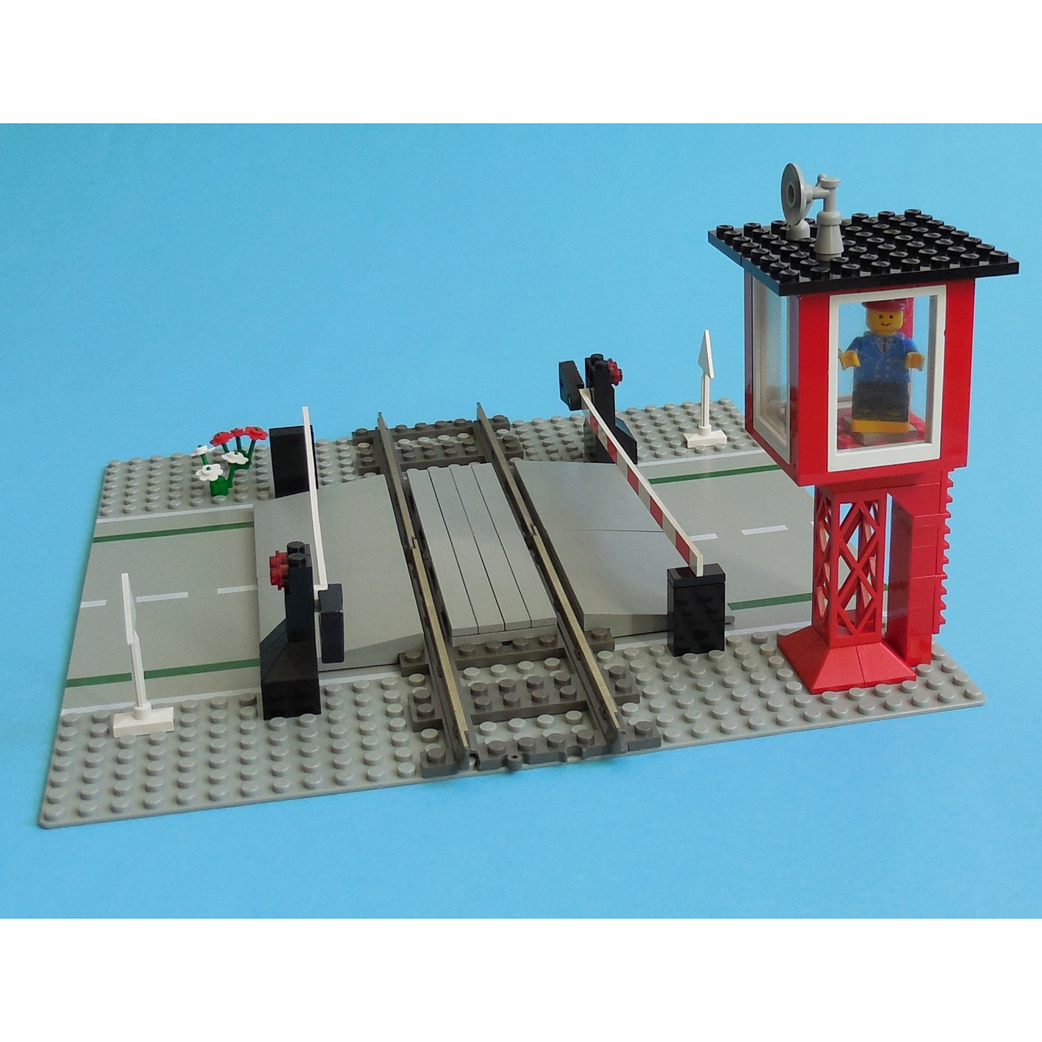 LEGO 4539 - Kézi sorompó - Manual Level Crossing