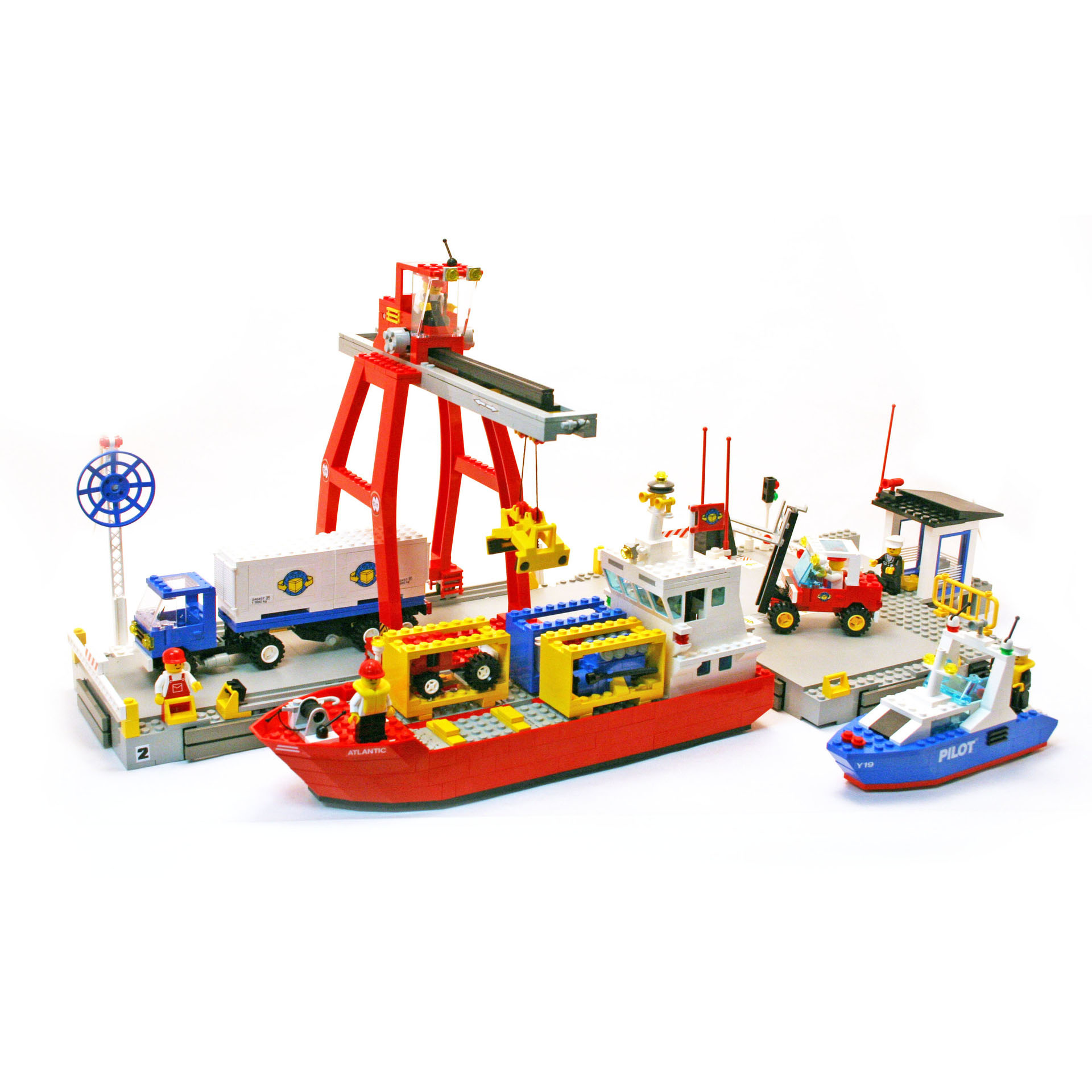 LEGO 6542 - Tengeri kikötő - Launch & Load Seaport