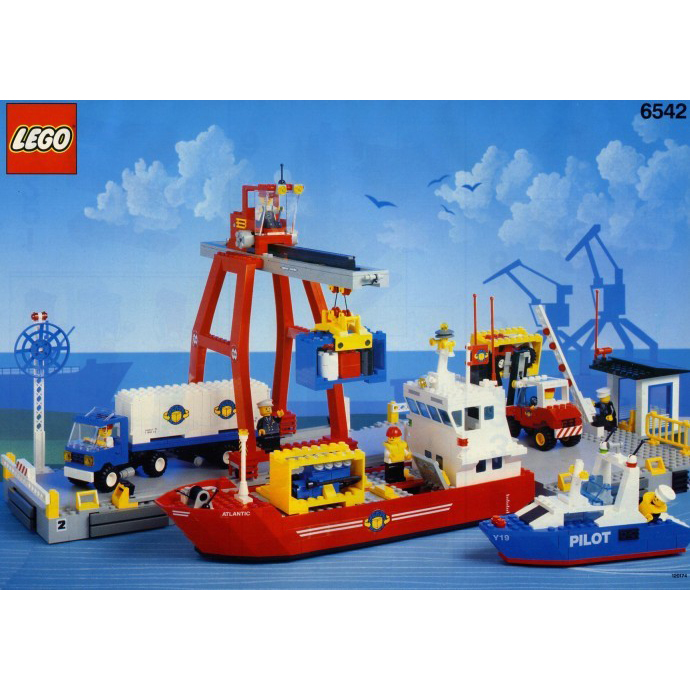 LEGO 6542 - Tengeri kikötő - Launch & Load Seaport