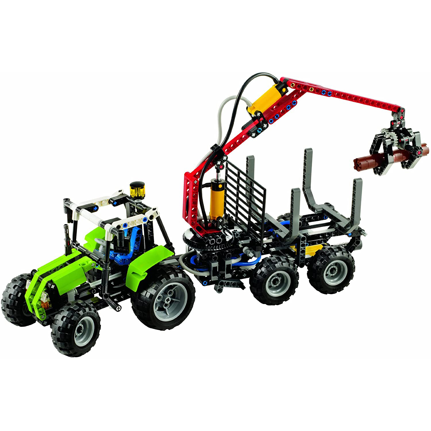 LEGO 8049 - Rakodóval felszerelt traktor - Tractor with Log Loader