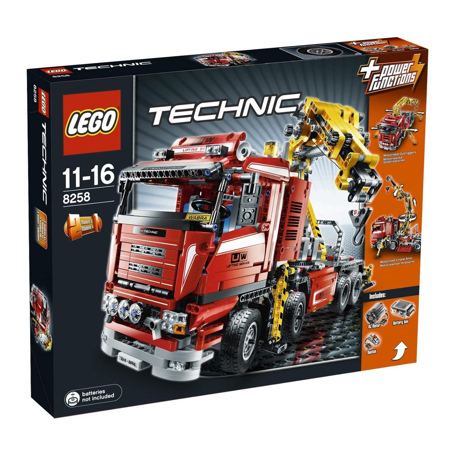 LEGO 8258 - Daru teherautó - Crane Truck
