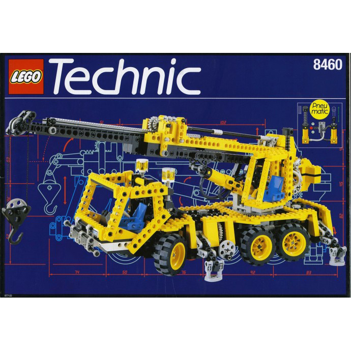 LEGO 8460 - Pneumatikus daru teherautó - Pneumatic Crane Truck