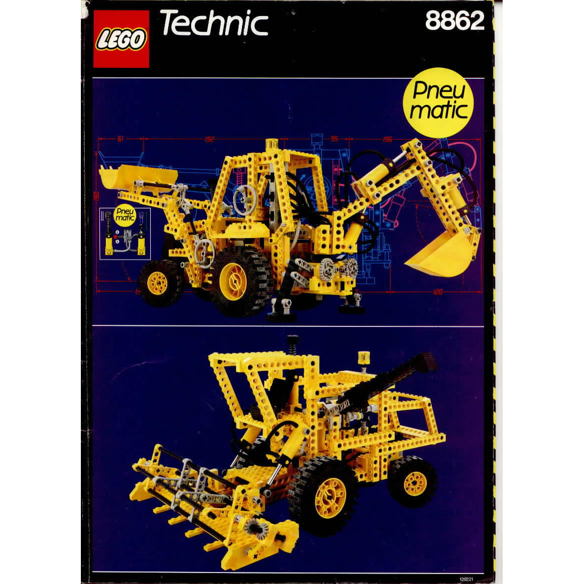 LEGO 8862 - Kotró - Backhoe