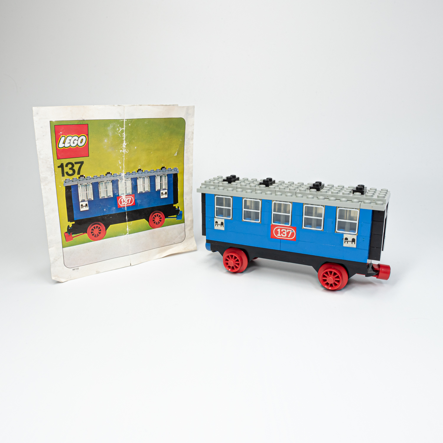 LEGO 137-2 - Hálókocsi - Passenger Sleeping Car