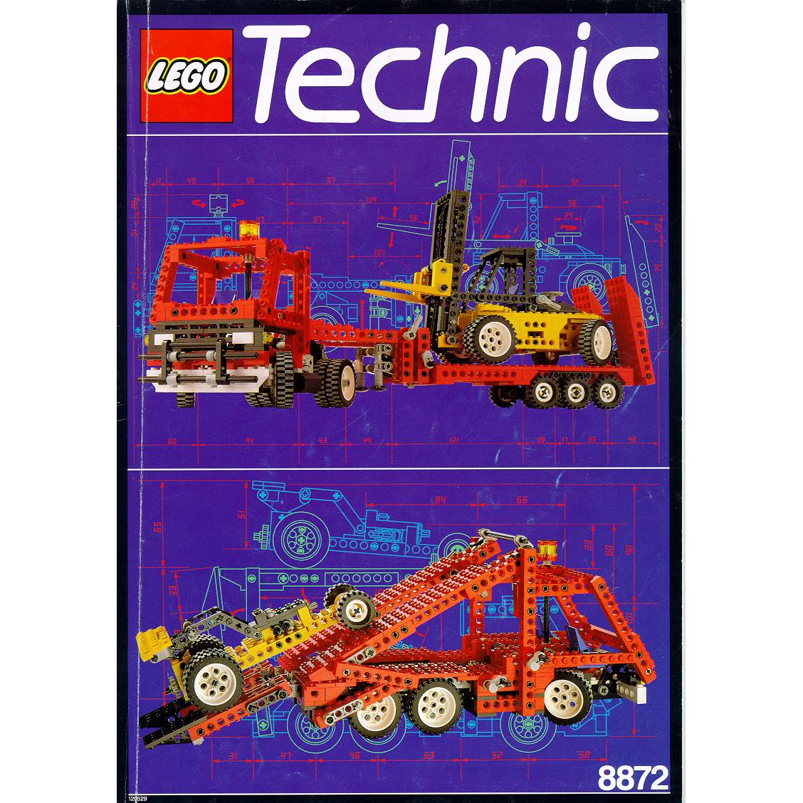 LEGO 8872 - Targonca szállító - Forklift Transporter