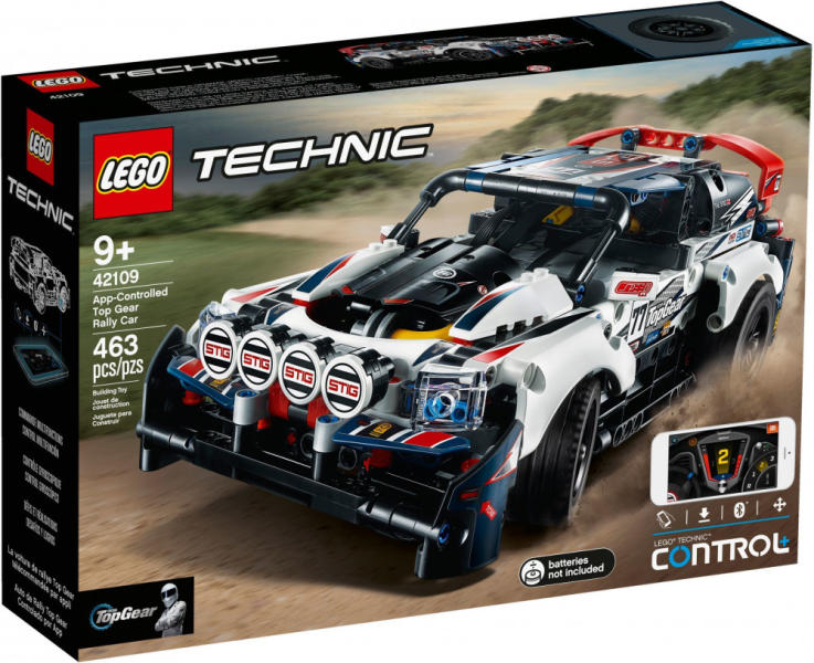 LEGO 42109 - LEGO Technic Applikációval irányítható Top Gear rally autó