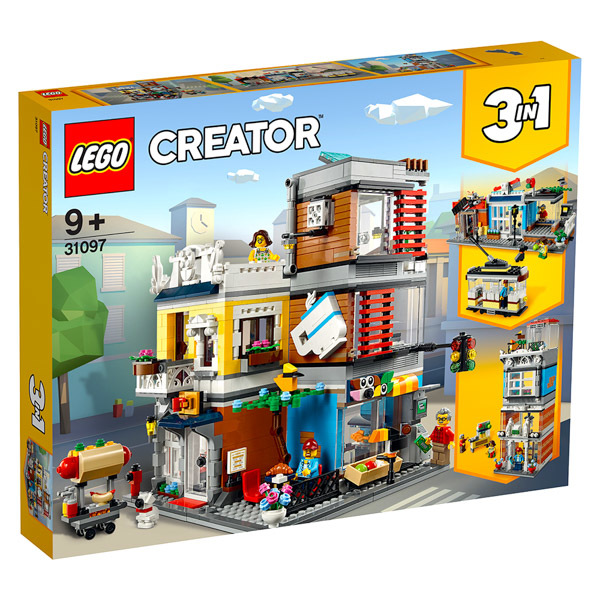 LEGO Creator 31097 Városi kisállat kereskedés és kávézó