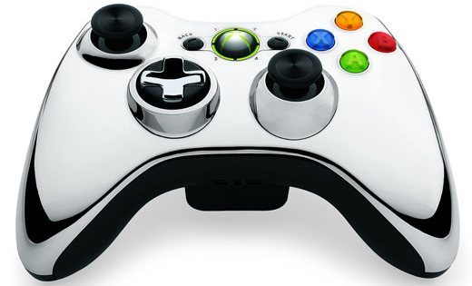 Xbox 360 Wirelless (Vezeték nélküli) Kontroller /ezüst króm/ használt