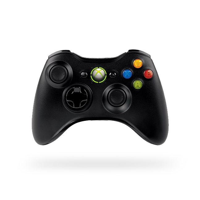 Microsoft Xbox 360 Wireless (Vezeték nélküli) Kontroller (Fekete) használt