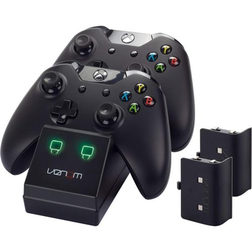 Venom VS2851 Xbox One fekete töltőállomás + 2 db akkumulátor használt
