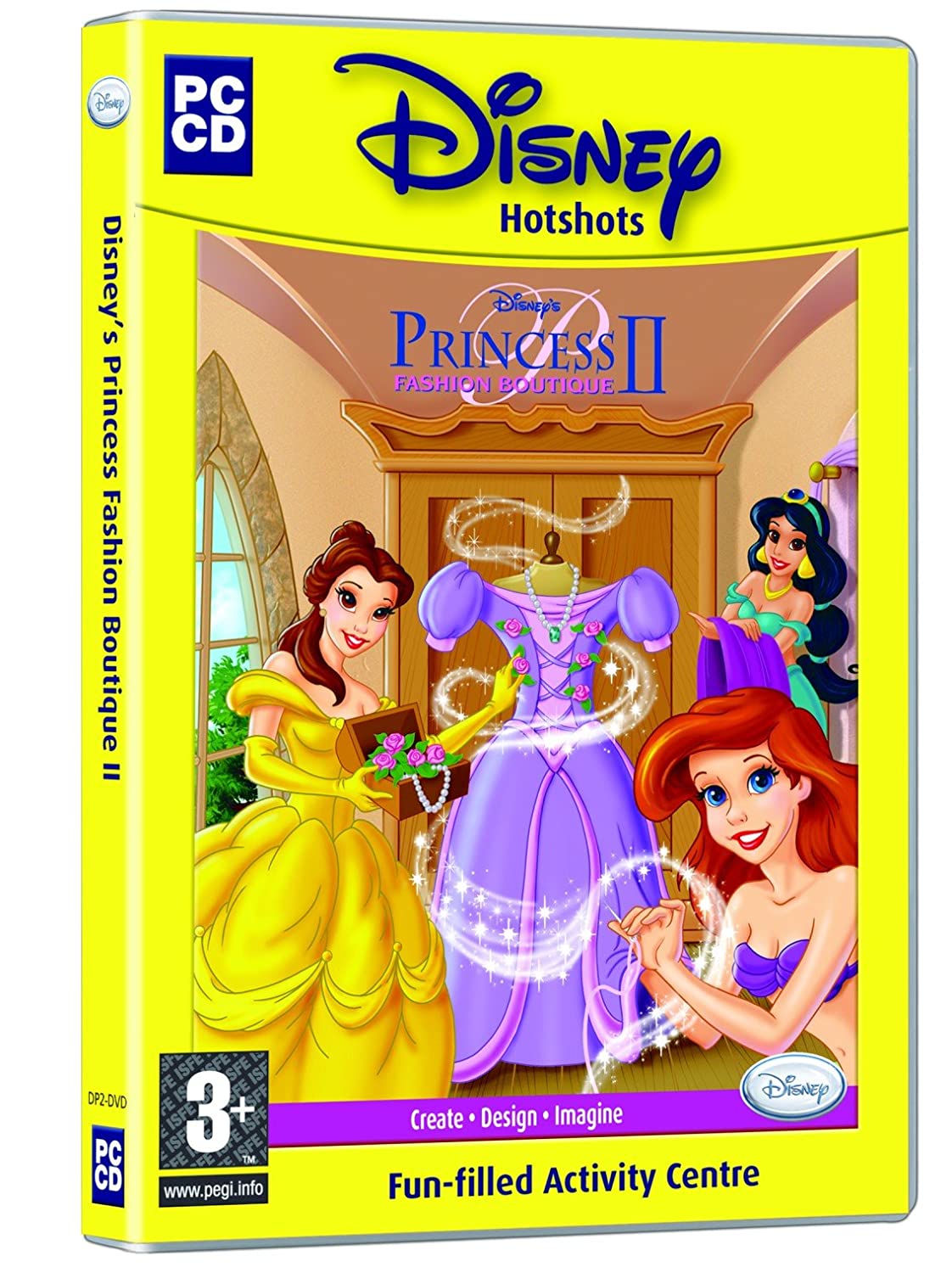 PC Disney - Hercegnők II. Divatbutik lemezes magyar kézikönyv /Új/