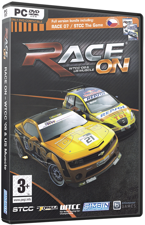 PC RACE ON WTCC 08 and US MUSCLE lemezes magyar felírat/Új/