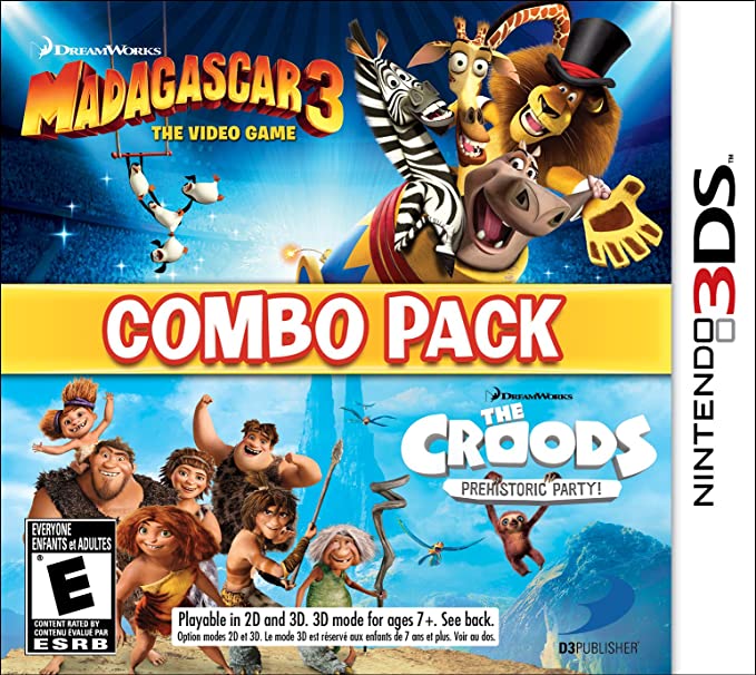 Madagascar 3 & The Croods Prehistoric Party Combo Pack