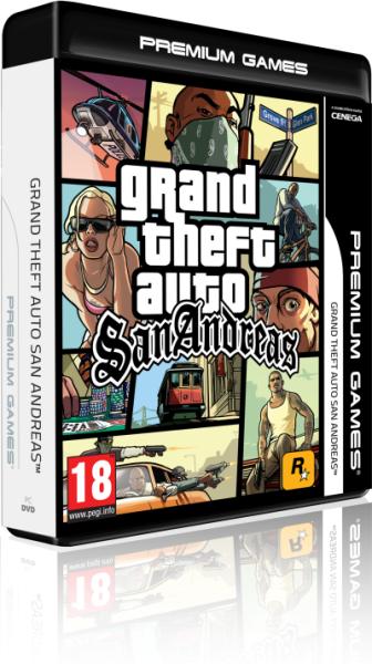 PC Grand Theft Auto San Andreas Premium Games lemezes /ÚJ/