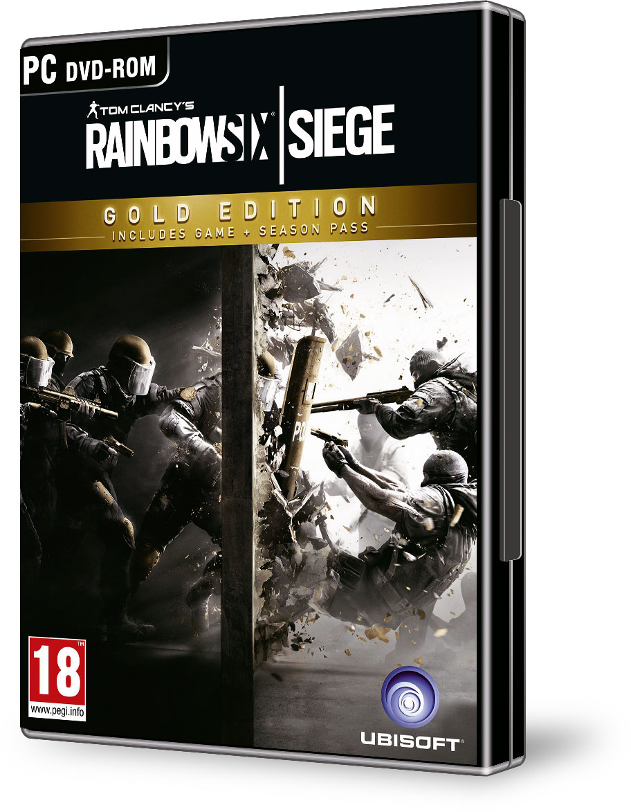 PC Tom Clancy's Rainbow Six Siege Gold Edition DVD magyar útmutató /ÚJ/