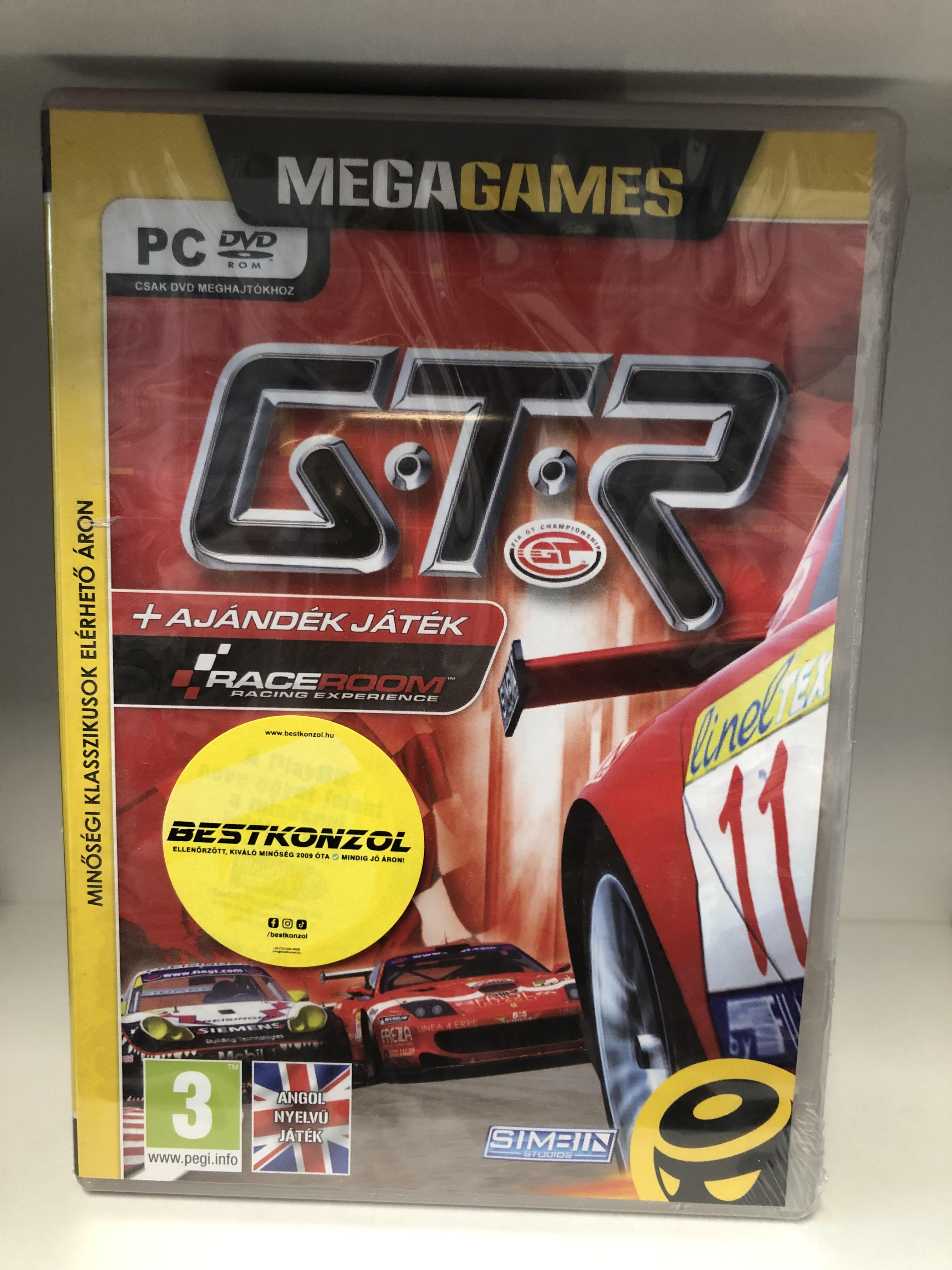 PC GTR-FIA GT RACING Game lemezes /ÚJ/