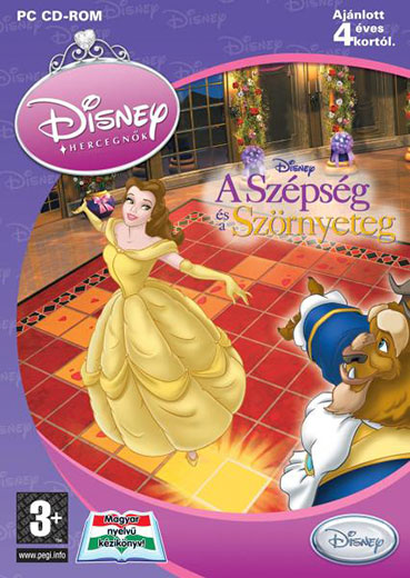PC Disney Hercegnők  A szépség és a Szörnyeteg lemezes  /Új/