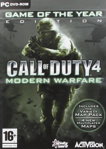 PC Call of Duty Modern Warfare 4 Game of the Year Edition lemezes /ÚJ/