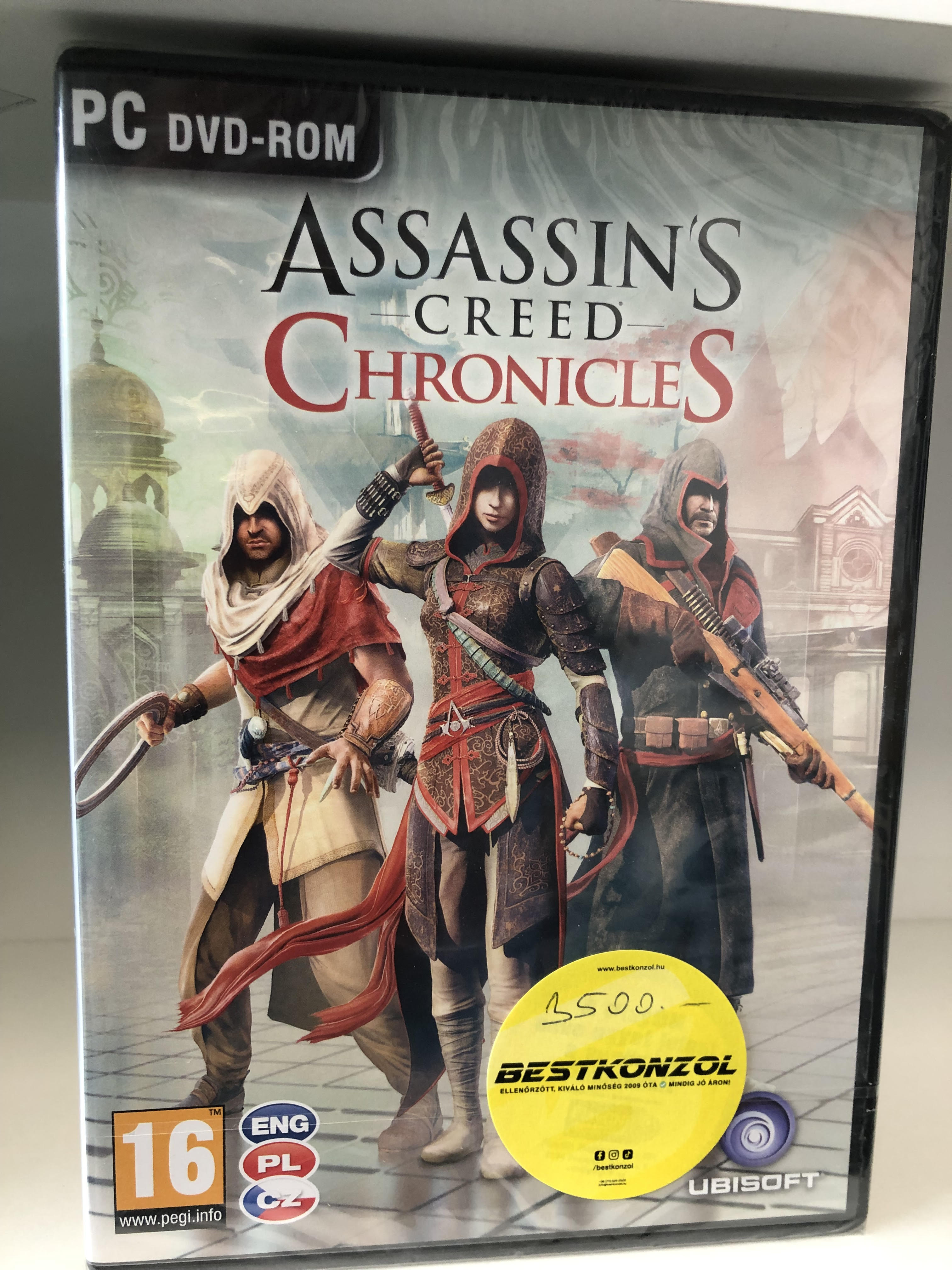 PC Assassin's Creed CHRONICLES DVD magyar /Új/