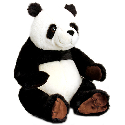Keel Toys Plüss Ülő Panda Maci 30 cm /ÚJ/