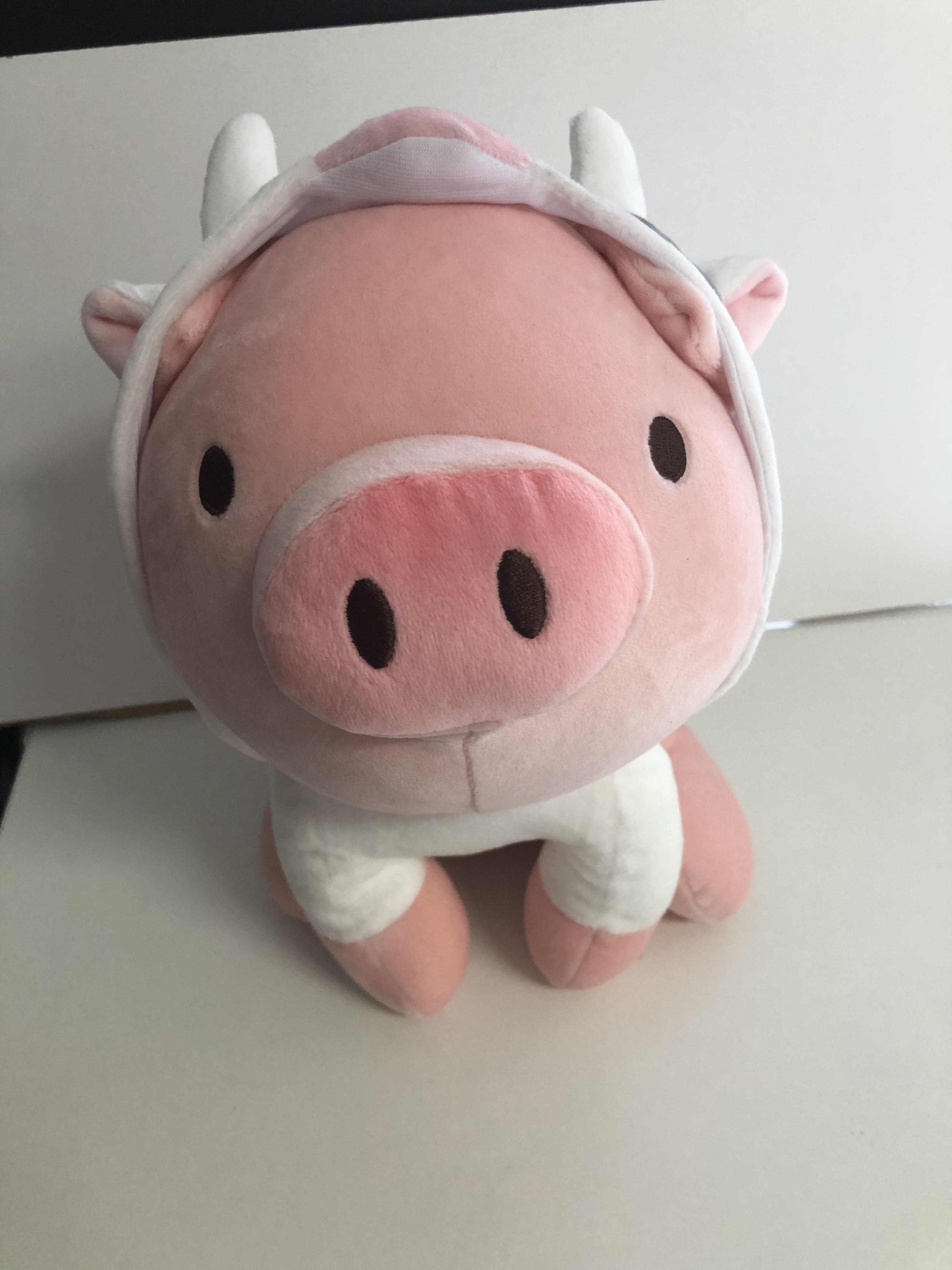 MINISO Plüss Ülő Malac  26cm /ÚJ/