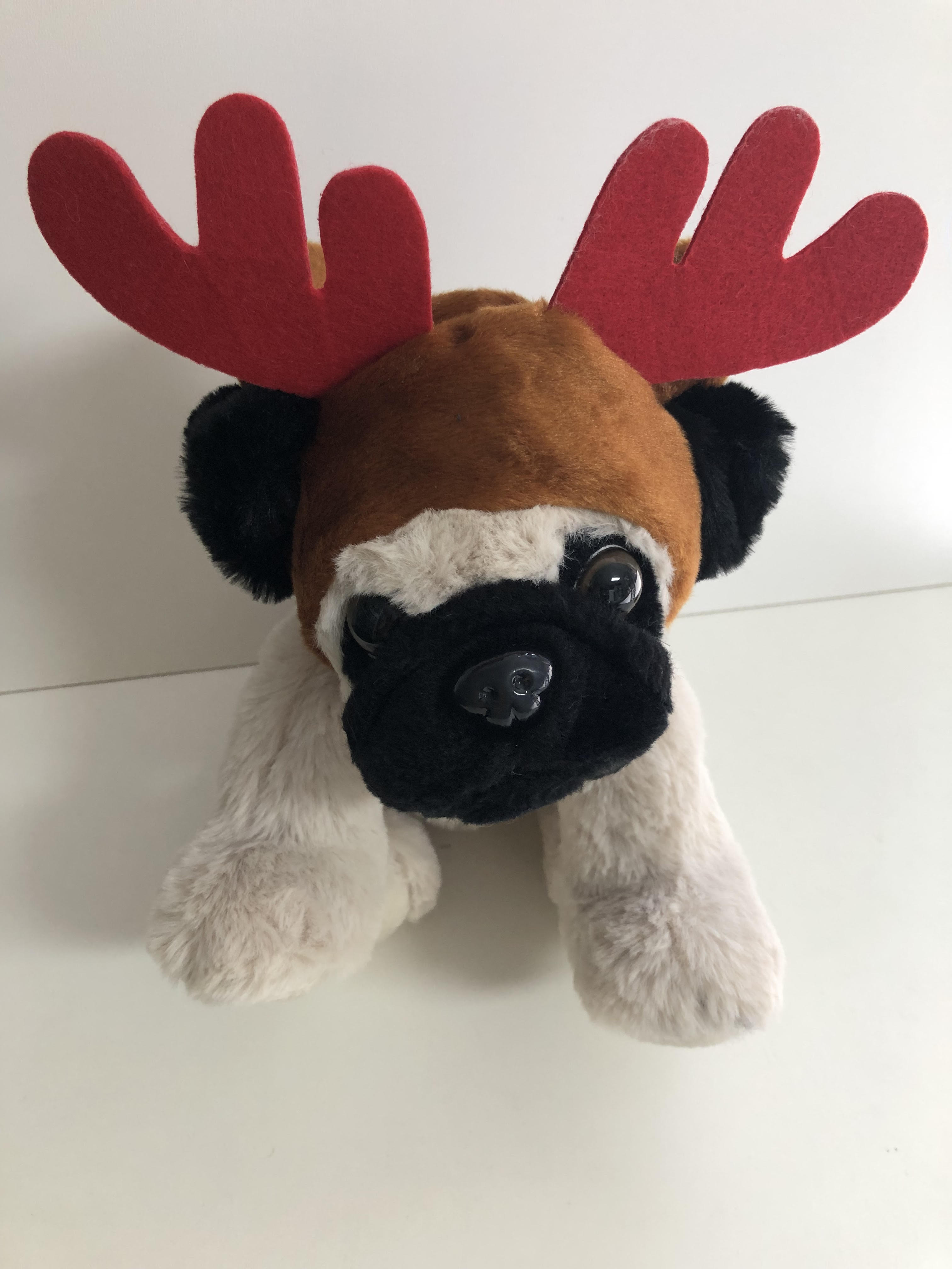 Christmas Soft Toy Plüss Kutya 30cm /ÚJ/