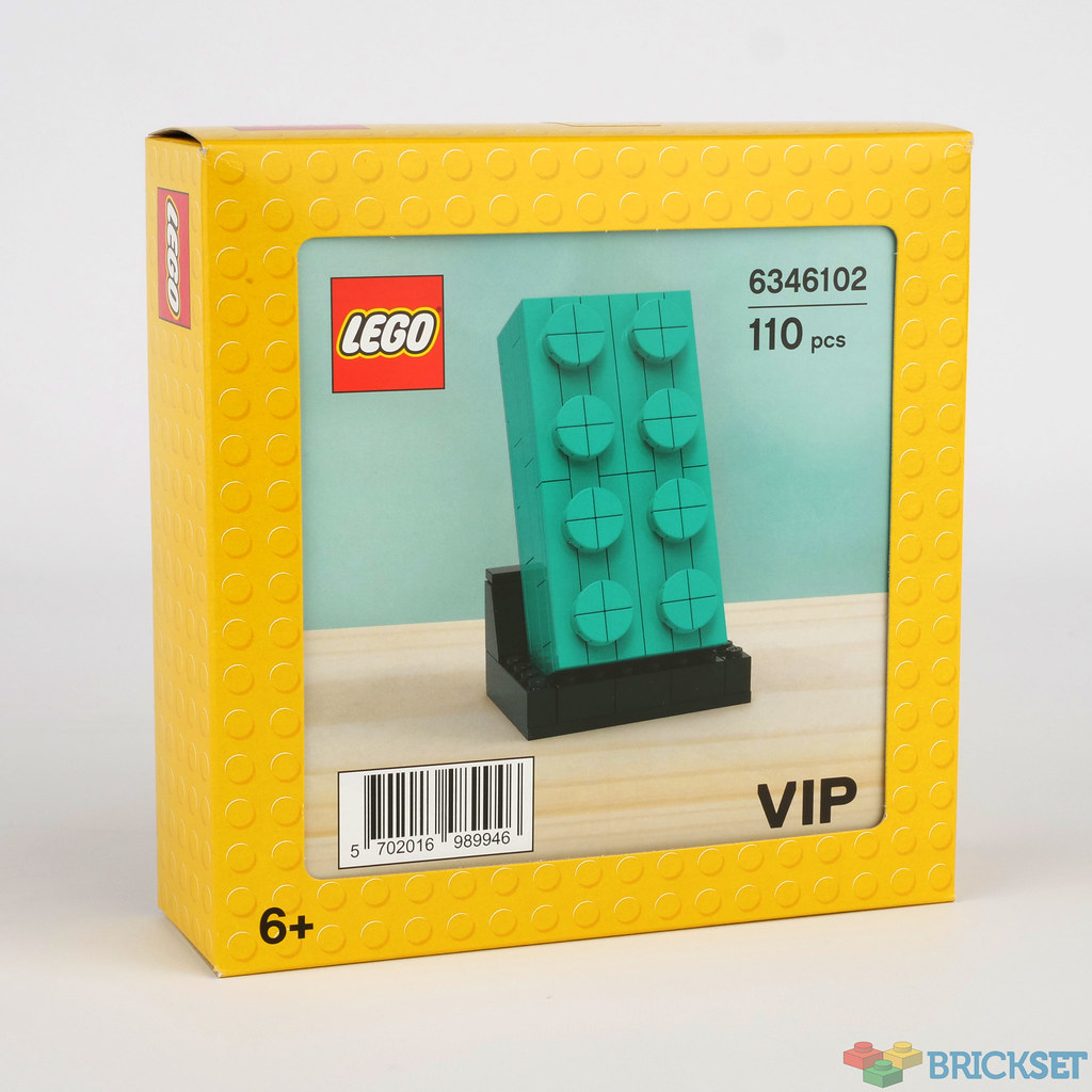 LEGO® 6346102 Buildable 2 x 4 Dark Turquoise Brick