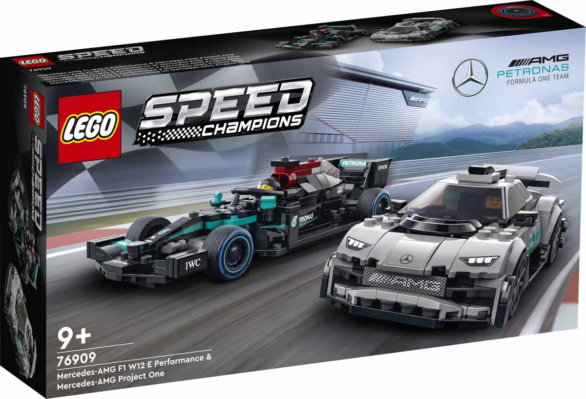 LEGO® 76909 Mercedes-AMG F1 W12 E Performance & Mercedes-AMG Project One