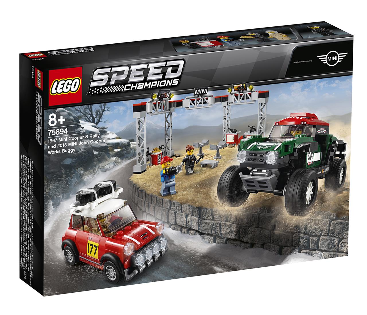 LEGO® 75894 1967 Mini Cooper S Rally and 2018 MINI John Cooper Works Buggy