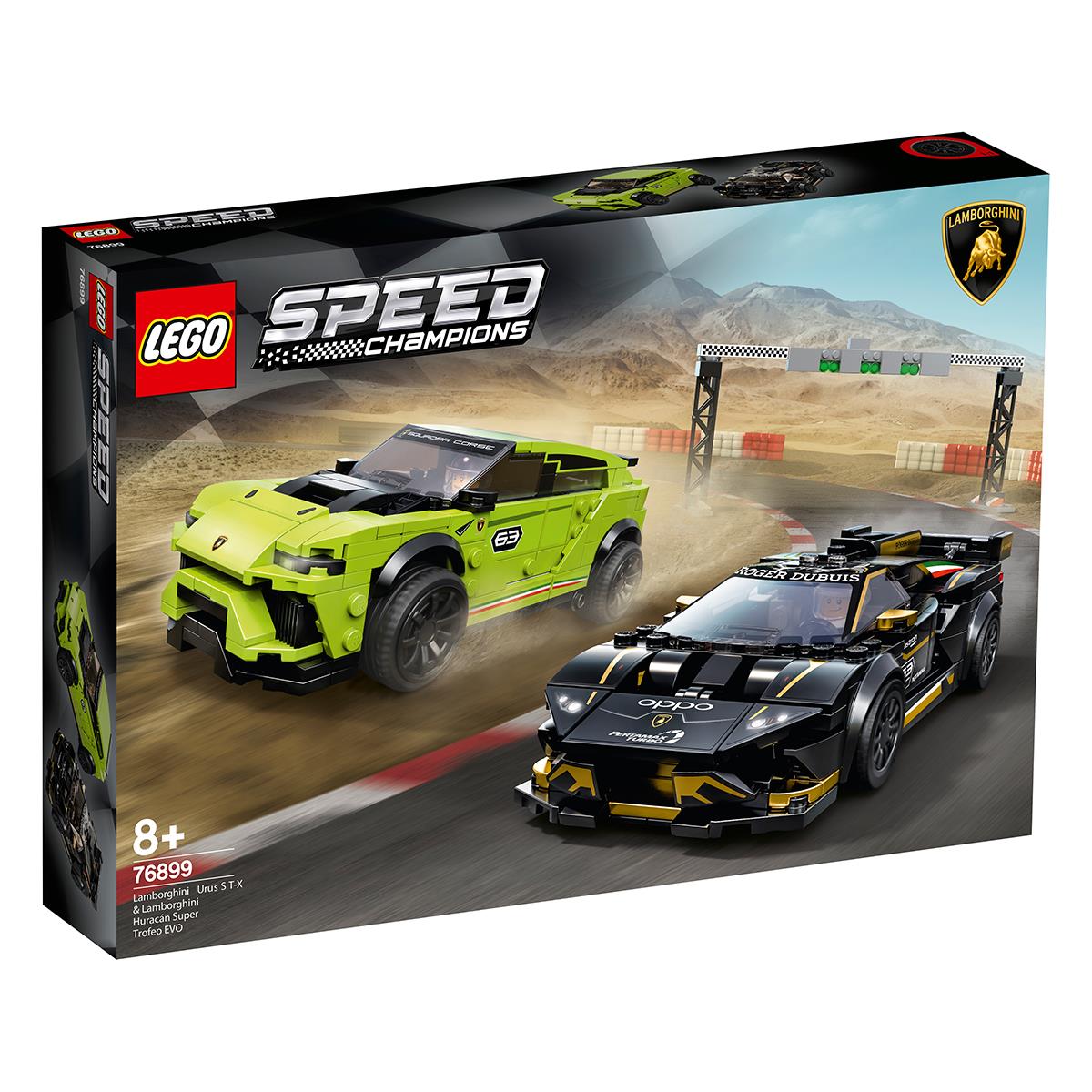 LEGO® 76899 Lamborghini Urus ST-X & Lamborghini Huracán Super Trofeo EVO
