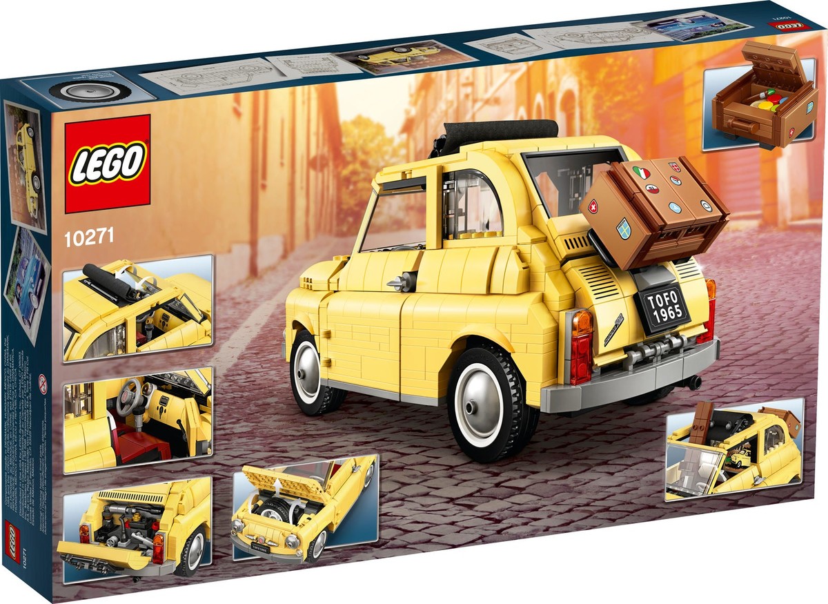 LEGO® 10271 Fiat 500 {Bright Light Yellow Edition}