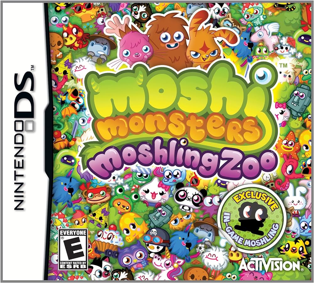 Ninendo DS Moshi Monsters Moshling Zoo