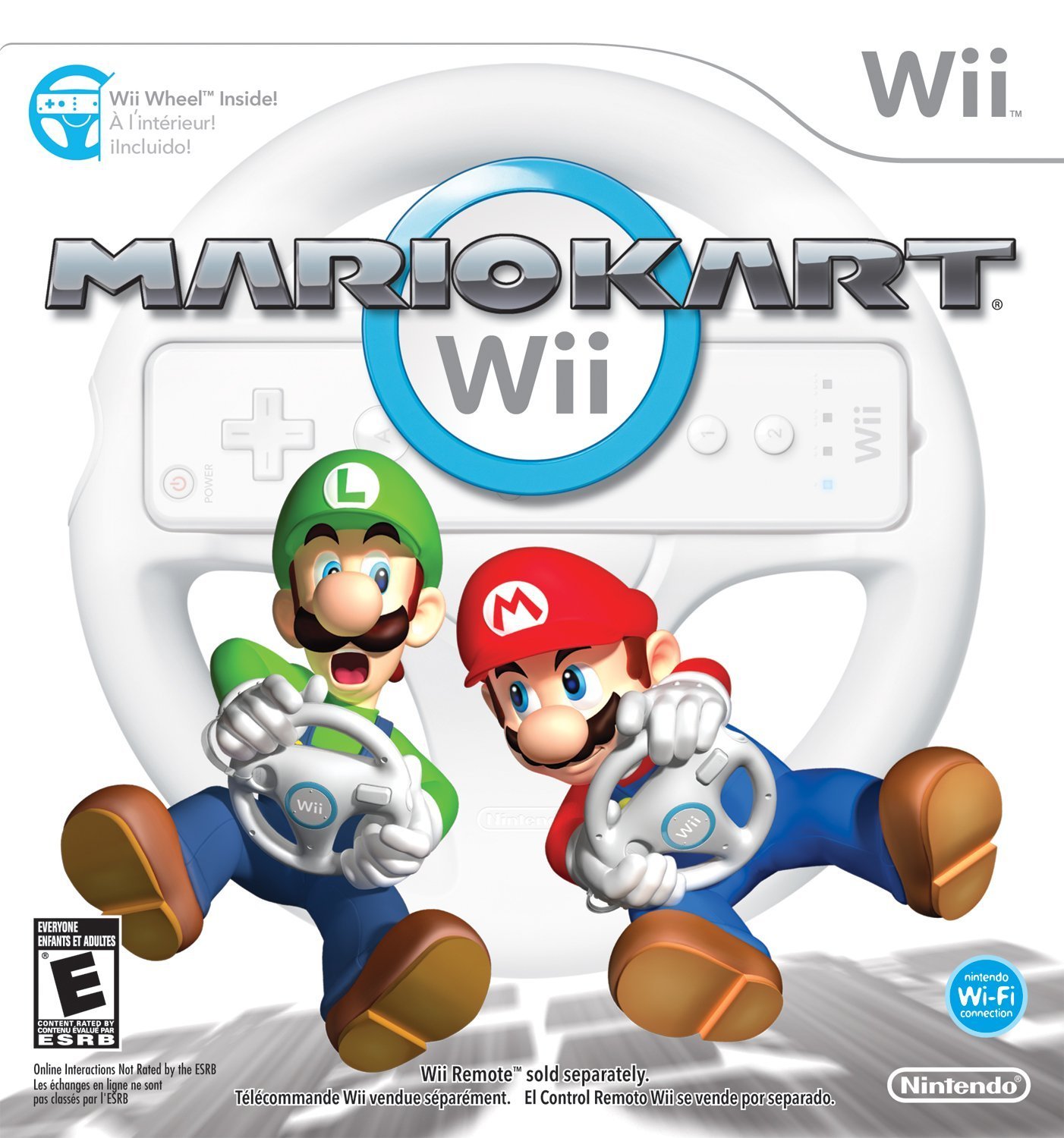 Mario Kart Wii + kormány 