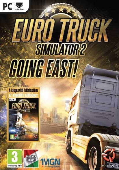 PC Euro Ttruck Simulator 2 Going East feltöltőkód magyar felirat/Új/