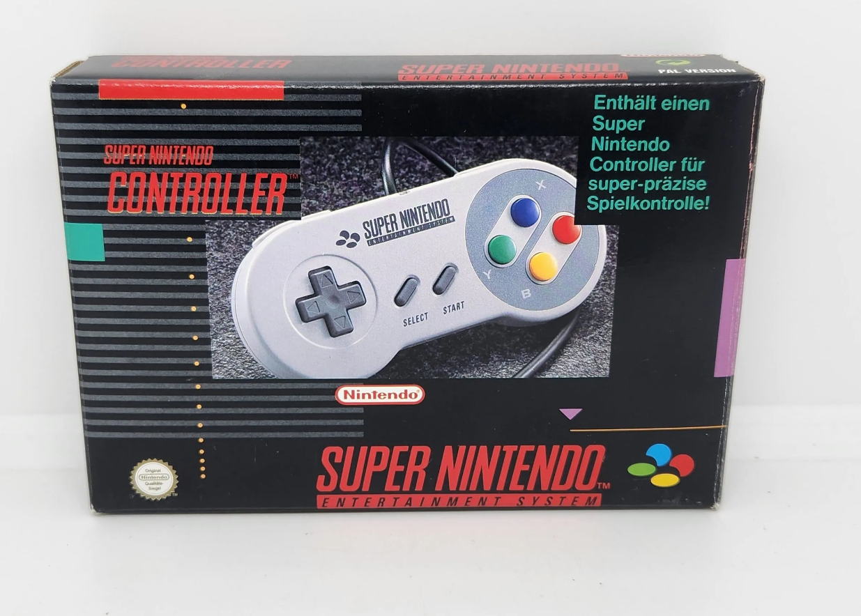 Gyári Super Nintendo Snes kontroller ( joy ) Dobozos