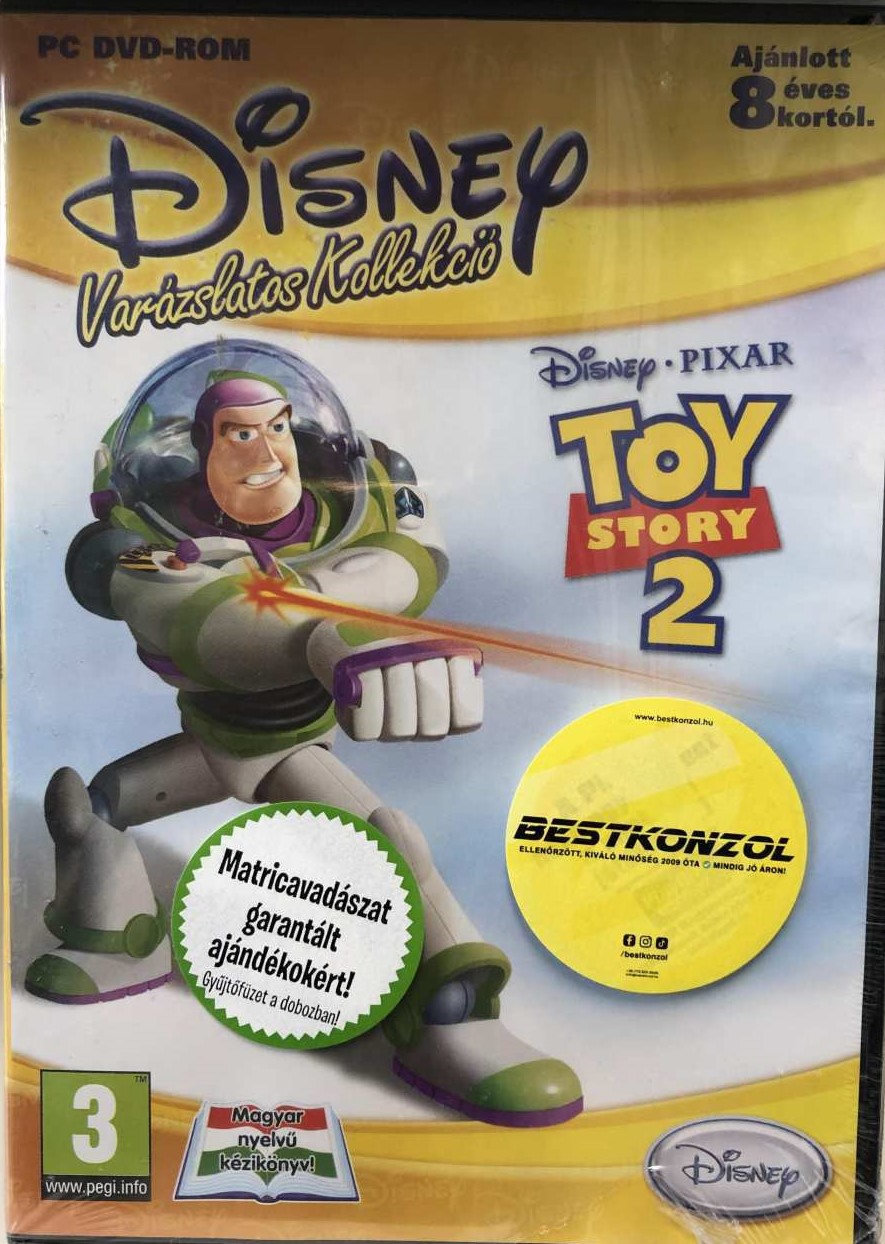 PC Disney - Toy Story 2 lemezes /Új/