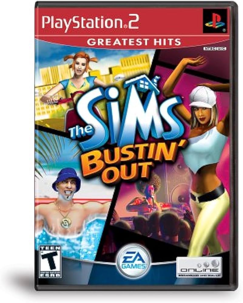 Ps2 The Sims Bustin Out