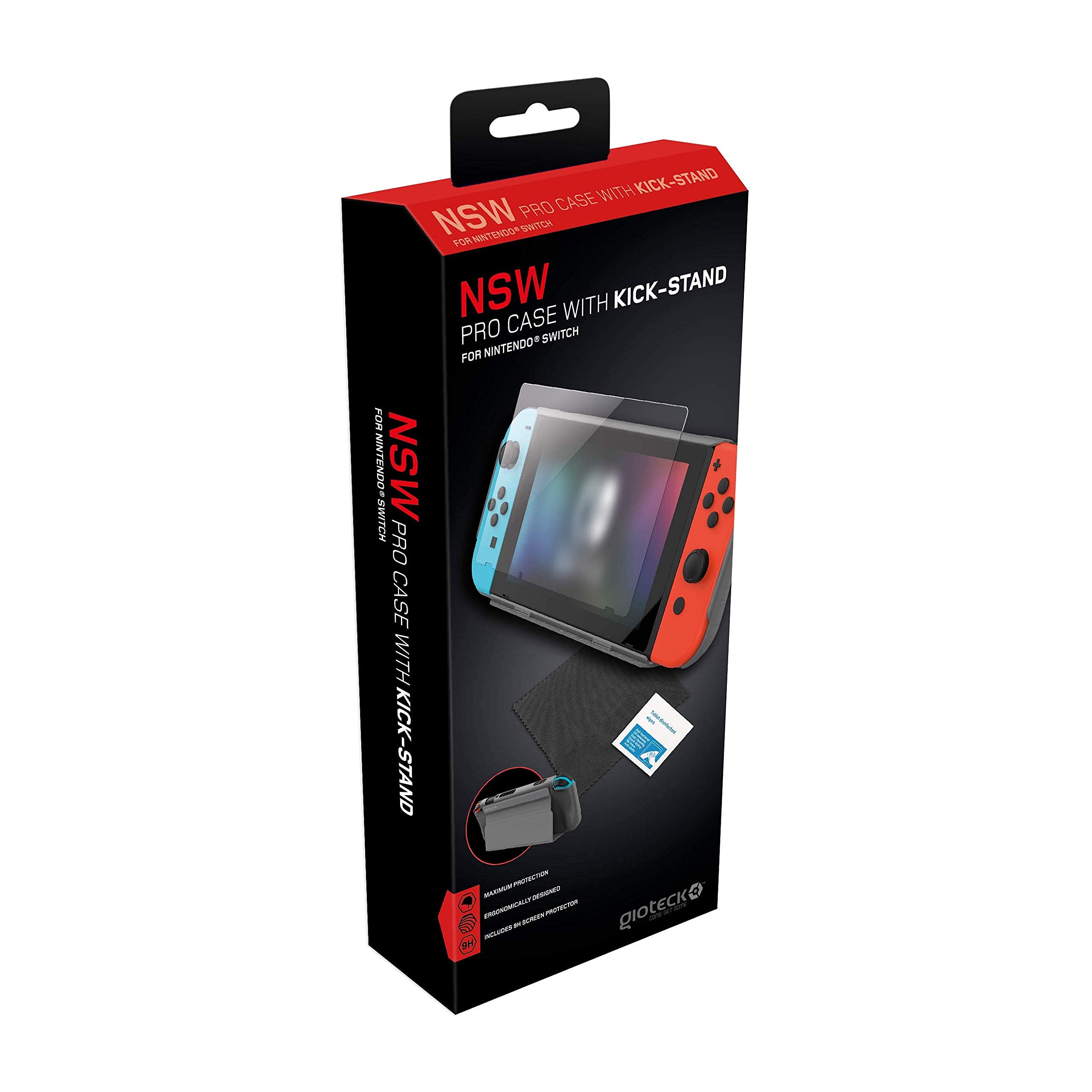 nsw pro case with kick-stand for nintendo switch