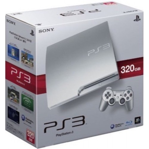 PS3 Slim 320GB ezüst doboz nélkül