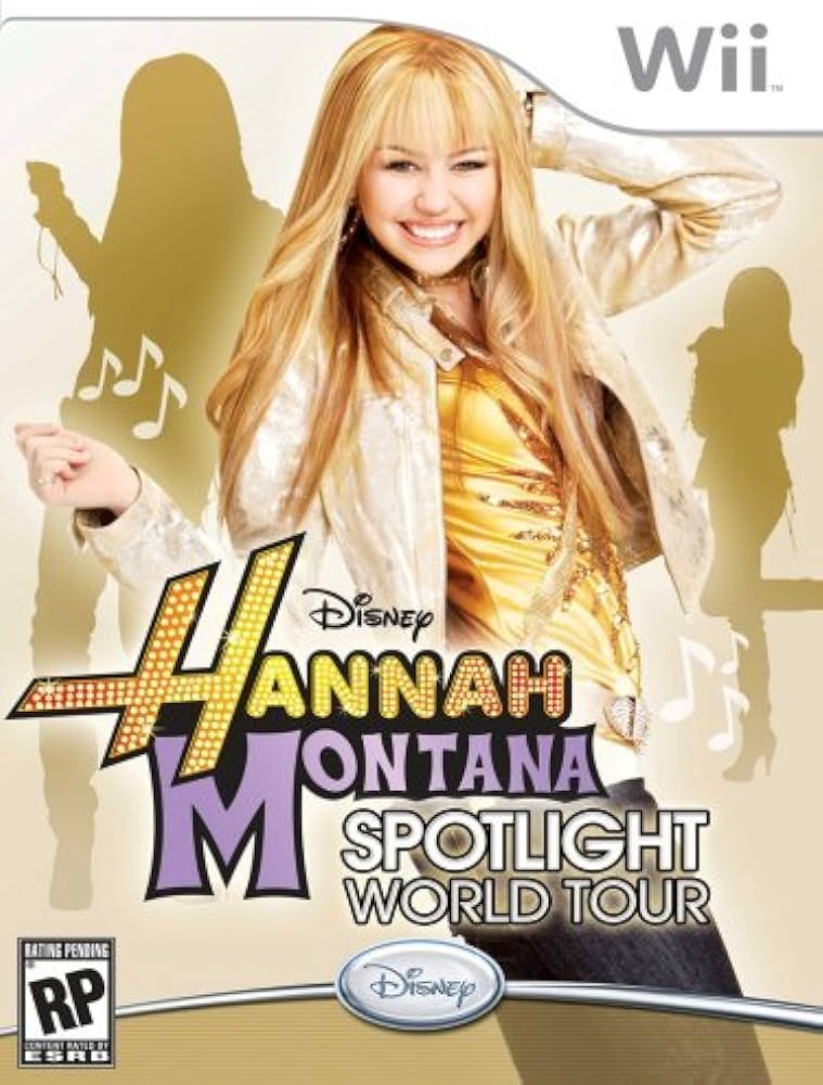 Nintendo Wii Hanna Montana Sportlight Wold Tour