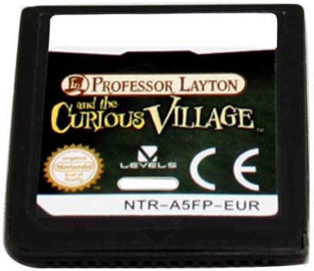 Professor Layton End The Curlous Village Nintendo DS kártya 